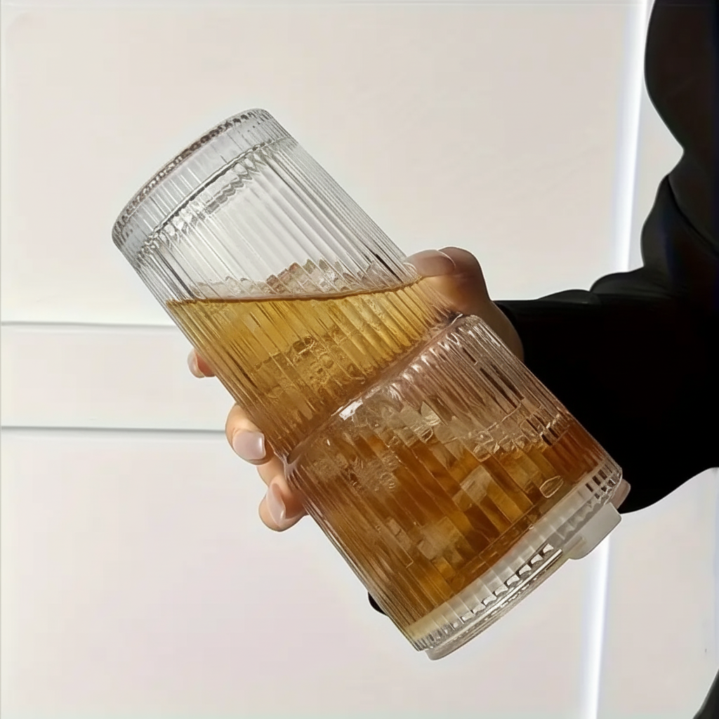 Spill Proof Aesthetic Glass Cup