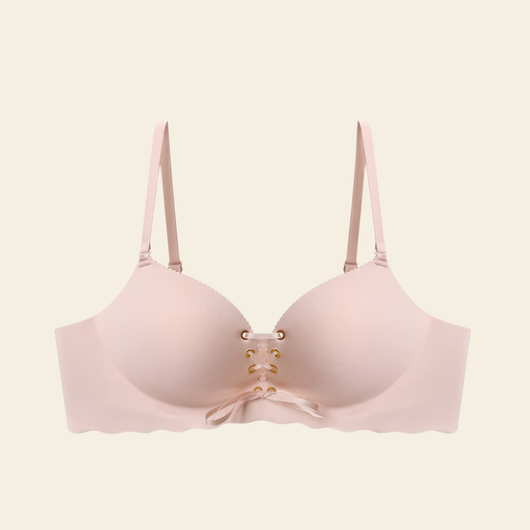 Drawstring Push-Up Bra