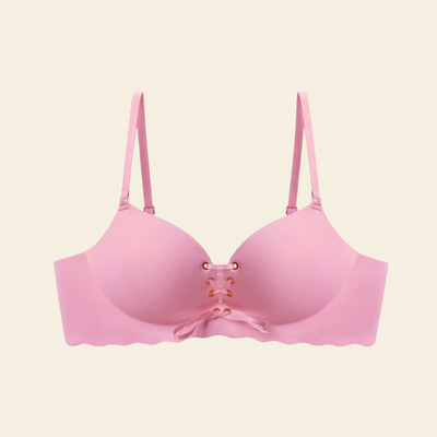 Drawstring Push-Up Bra