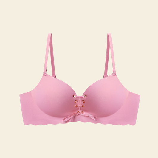 Drawstring Push-Up Bra